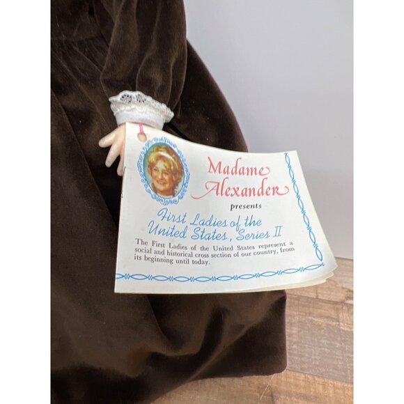Madame Alexander First Ladies Series II Doll Jane Findlay With Box & Tag - Picture 3 of 6